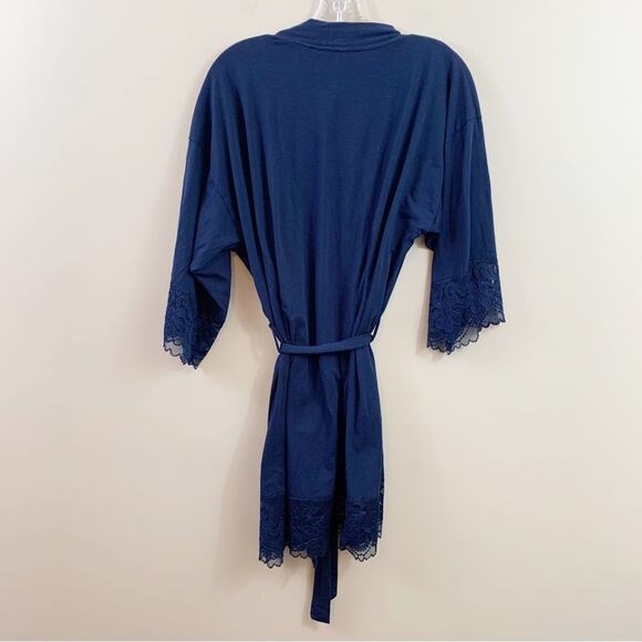 In Bloom by Jonquil Mini Navy Robe - Picture 5 of 5